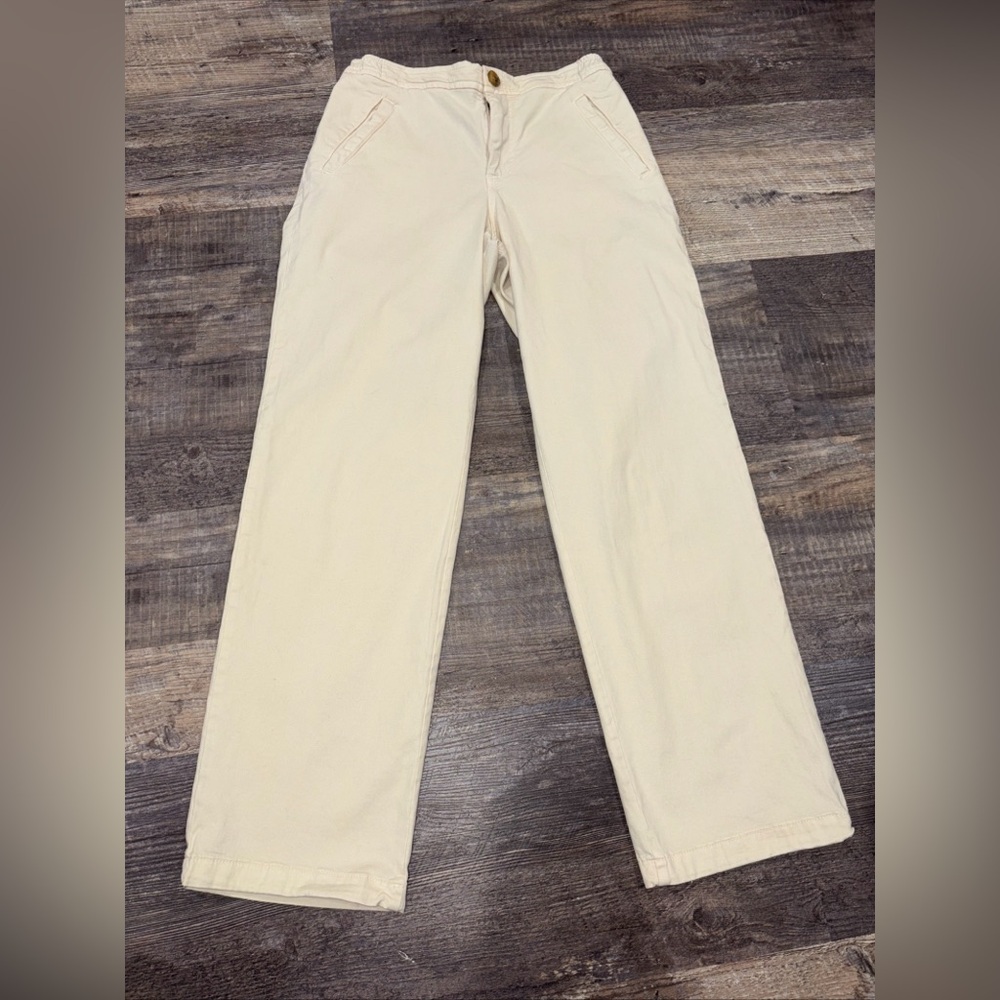 Marine Layer Saturday Pants Small Women’s Khaki $128 - Picture 2 of 11